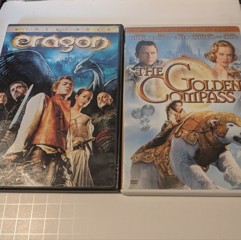 DVD Lot 2 The Golden Compass And Eragon